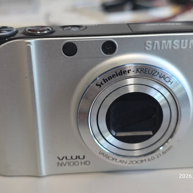 삼성 블루 NV100HD 빈티지 디지털카메라