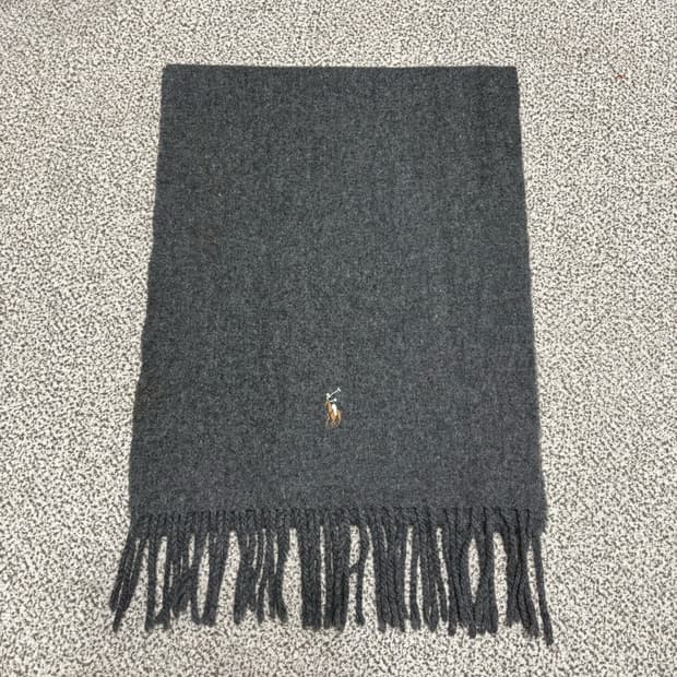 [택포,램스울100] 폴로 랄프로렌 이태리 머플러 목도리 [A-]
