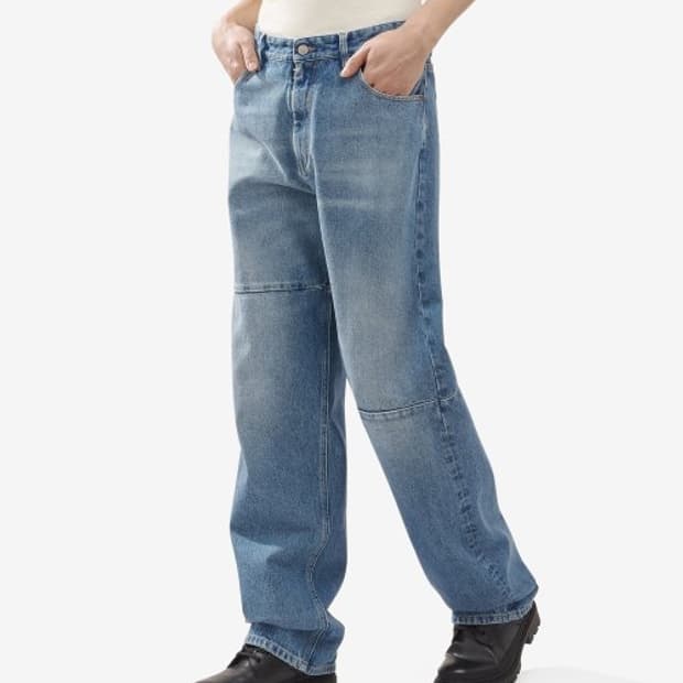 메종 마르지엘라 MM6 언밸런스 5포켓 데님 팬츠 30