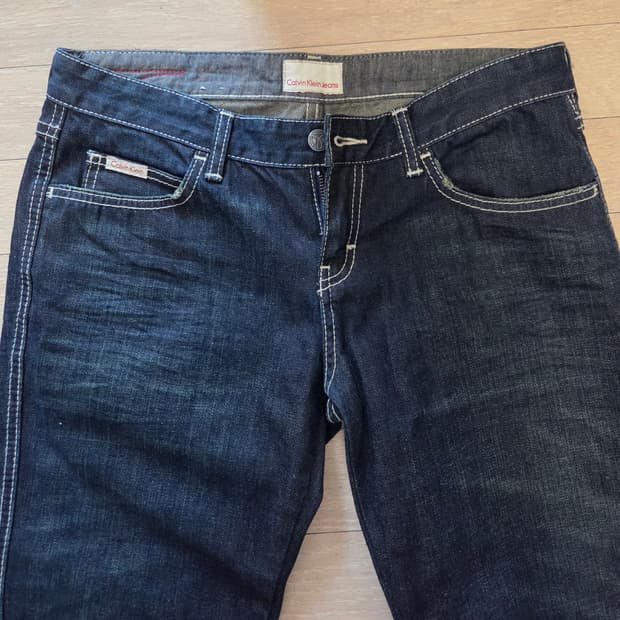 캘빈클라인 여성 워싱진 데님 청바지 허리 30사이즈