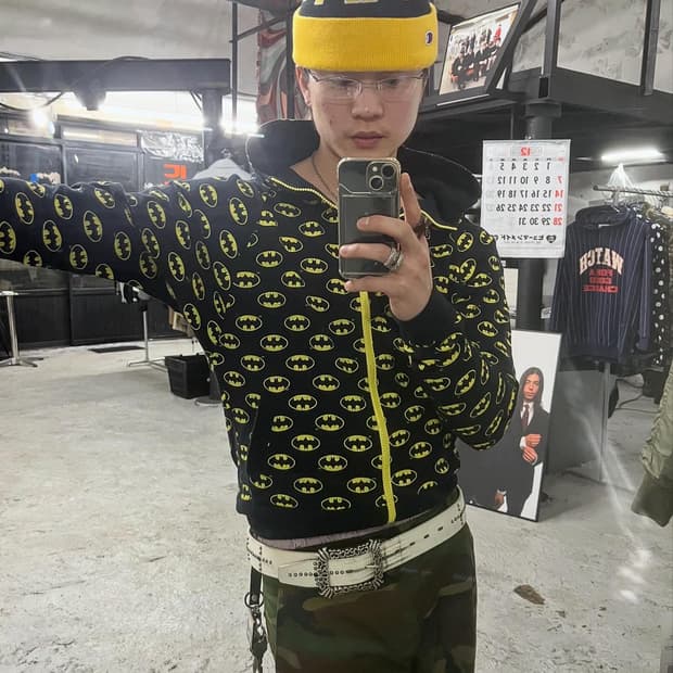 DC Batman hood zip up