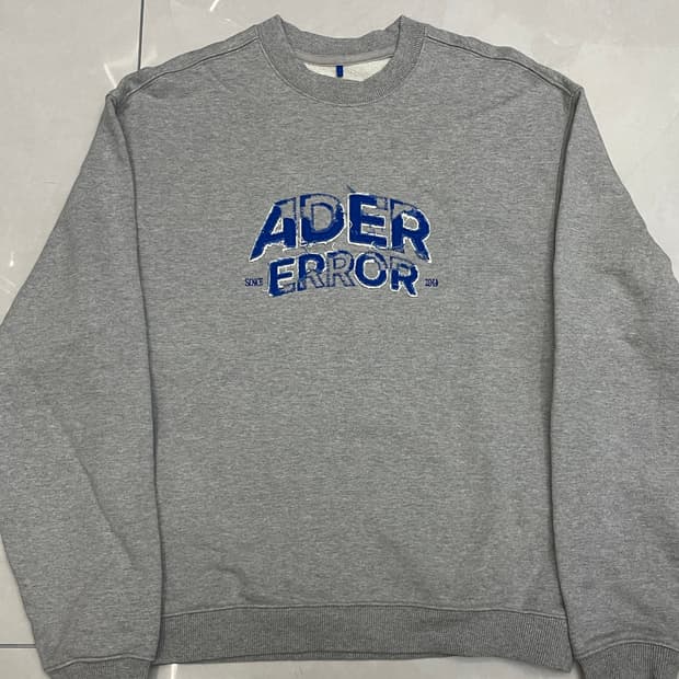 아더에러 Edca 스웻셔츠 맨투맨 그레이