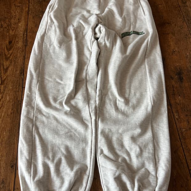 노매뉴얼 3T 아치 로고 스웻팬츠 조거팬츠 오트밀멜란지 L ARCH LO