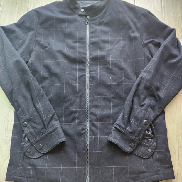 자라 체크 자켓 L