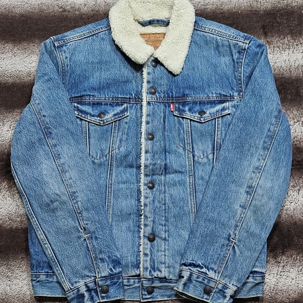 리바이스 양털 청자켓