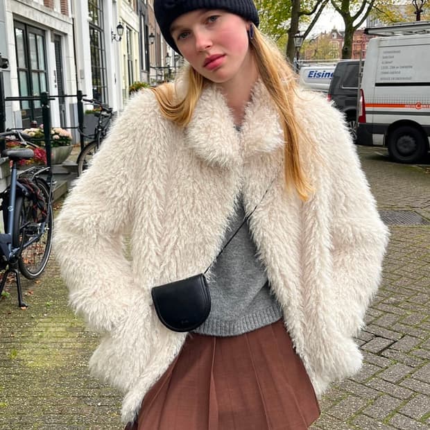 SINOON 시눈 퍼자켓 아이보리