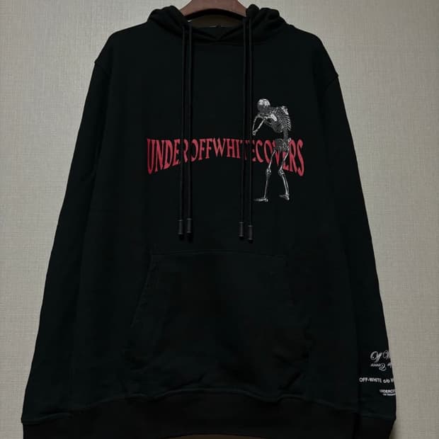 오프화이트 x 언더커버 스켈레톤 후드 (L)