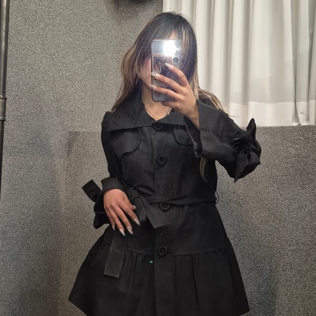 TO BE CHIC RIBBON COAT