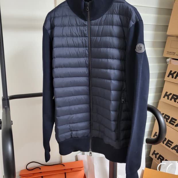 25FW 몽클레어 트리콧 니트패딩 L