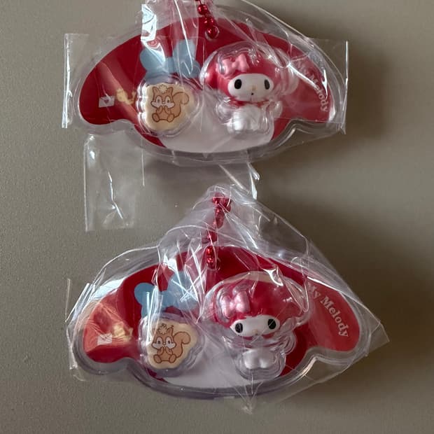산리오 캐릭터즈 패키지참 마멜(빨강)