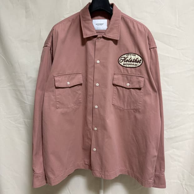 아웃스탠딩 메카닉 워크셔츠 / 코랄, M(2)