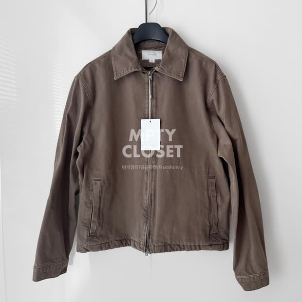 [L] 자라 오리진스 25FW 집업 워크 자켓 브라운