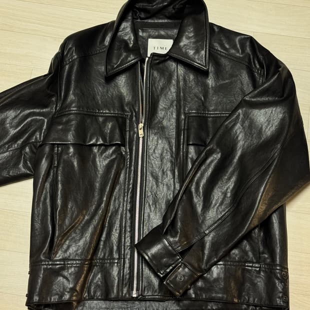 TIME 옴므 레더 자켓 (95 M) 사이즈