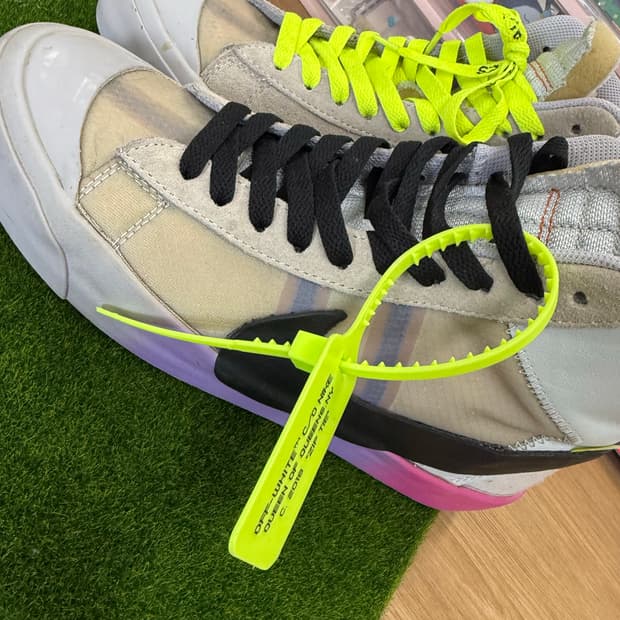 나이키 오프화이트 블레이져 미드 255mm