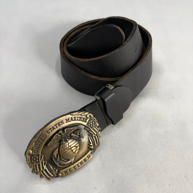 US Marine Corps, USMC 미군 밀리터리 빈티지 벨트    
