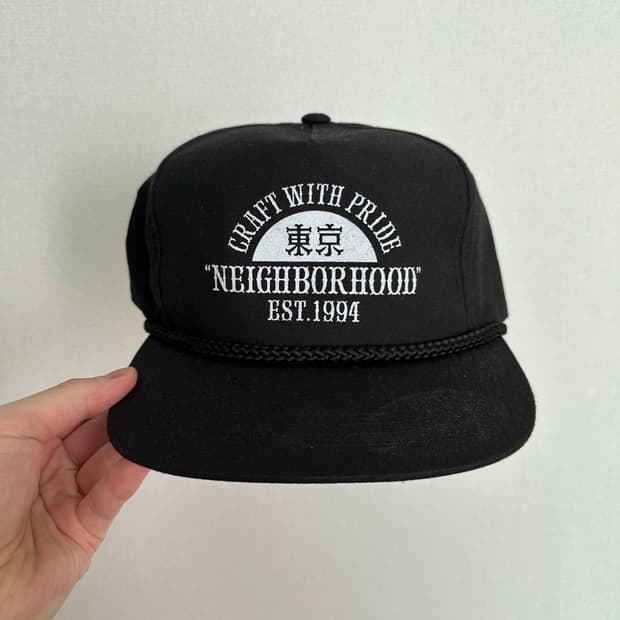 17 네이버후드 도쿄 스냅백 모자 새상품