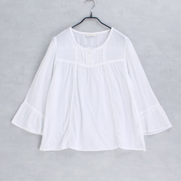 MEICONNE _ sheer cotton top