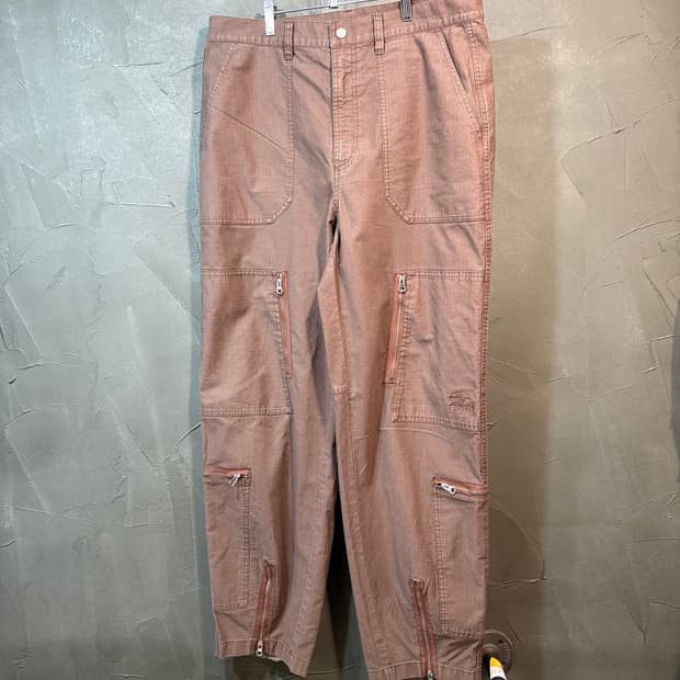 [34] STUSSY 스투시 립스탑 카고 팬츠