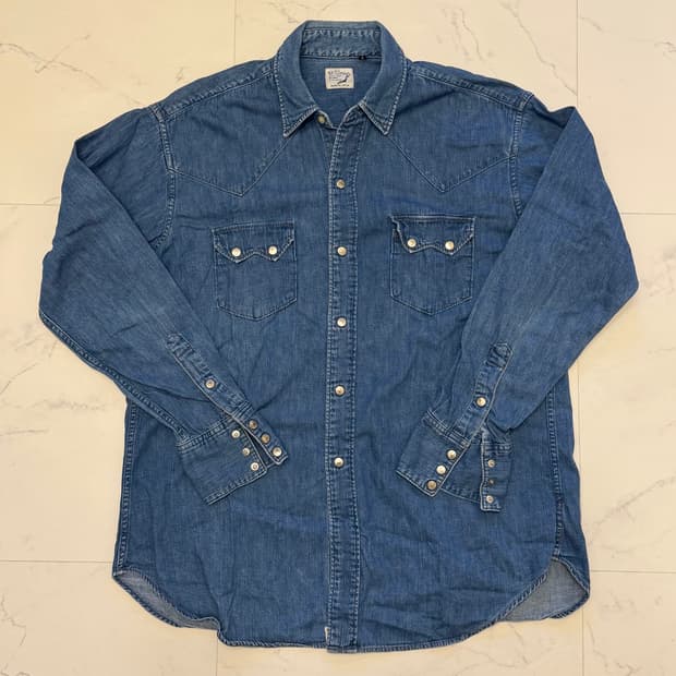 오어슬로우 웨스턴 샴브레이 셔츠