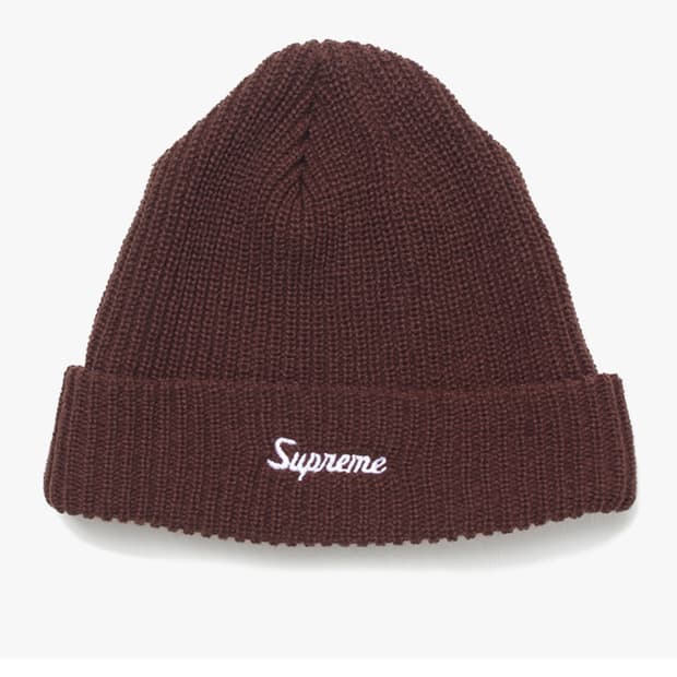 23fw 슈프림 비니 브라운