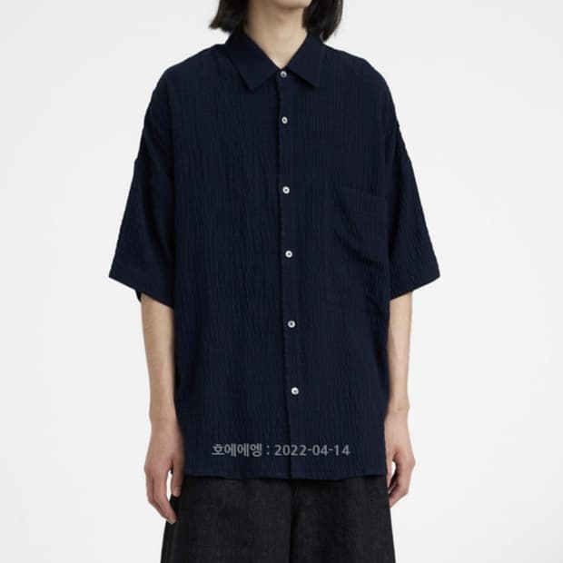 유스 22SS Oversized half shirt