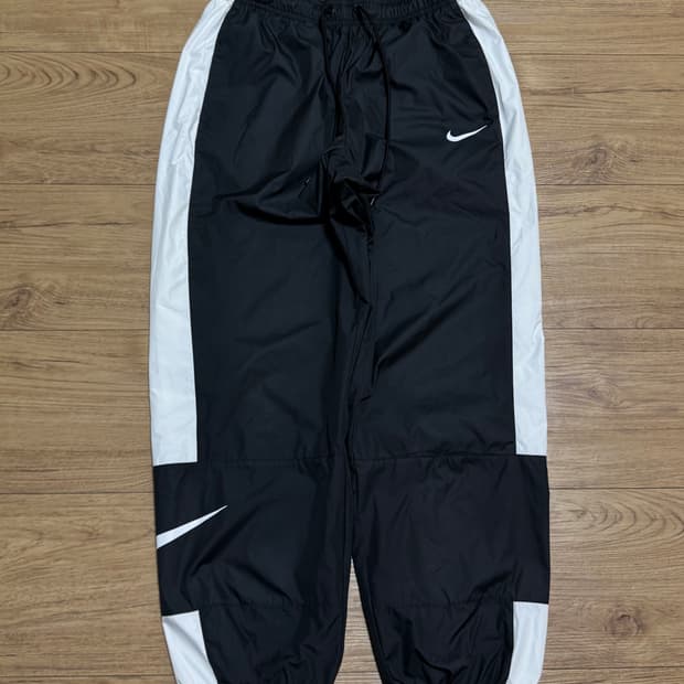 [M]나이키 여성 우븐 밴딩 팬츠 블랙