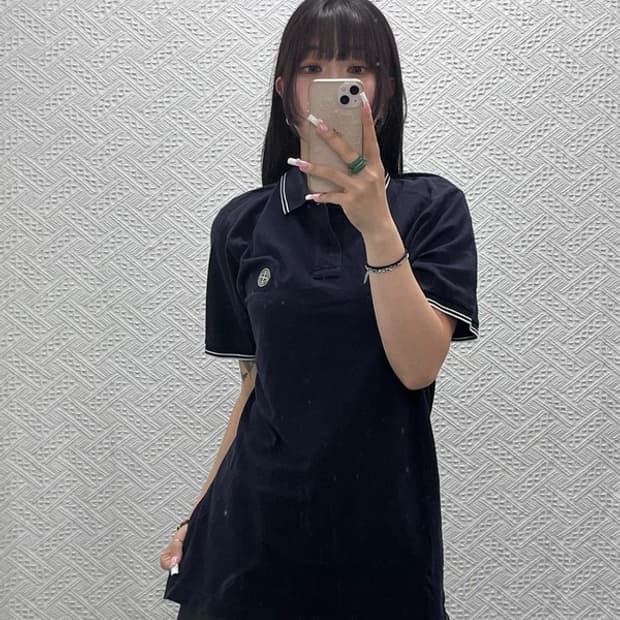 스톤아일랜드 빈티지 캐주얼 모던시크 폴로 반팔 카라티 XL C13832