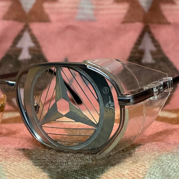 Hi Tek 하이테크 렌즈 포인트 항공 프레임 선글라스