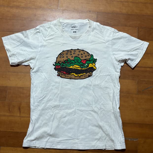 제이슨 폴란 유니클로 콜라보 반팔 티셔츠 L 사이즈