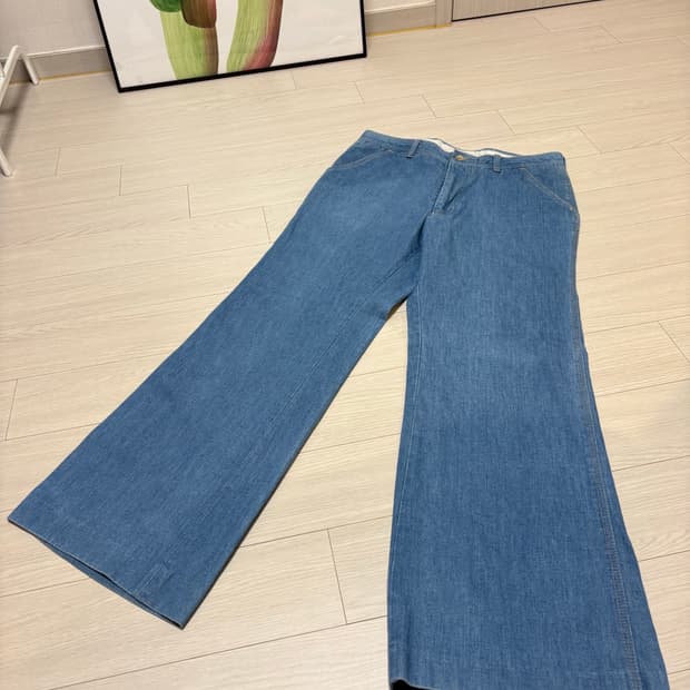 빈티지 리바이스 벨바텀 플레어 데님 연청 30-31