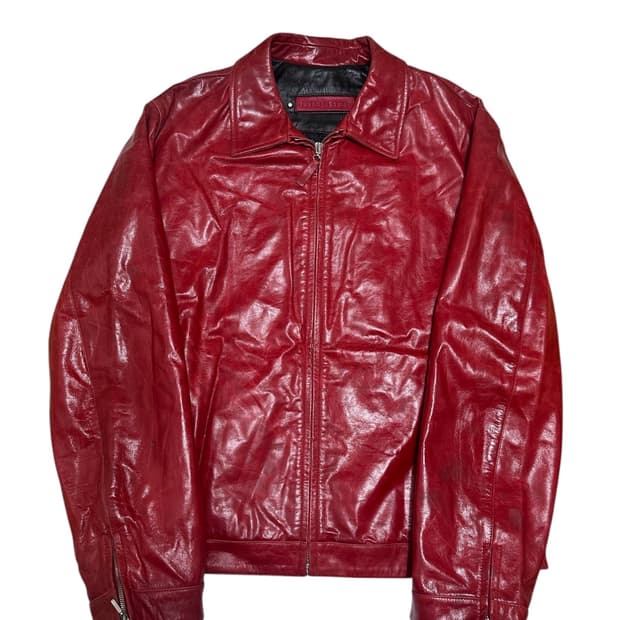 JUNKO KOSHINO 소가죽 레더 자켓