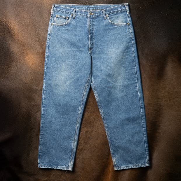 [38] 00s 칼하트 B21 DST 플란넬 라이닝 데님팬츠 헤비웨이트 