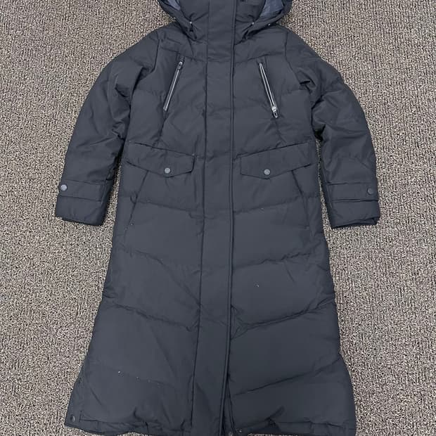 블랙야크 여성 구스다운 롱패딩 블랙 85(XS)