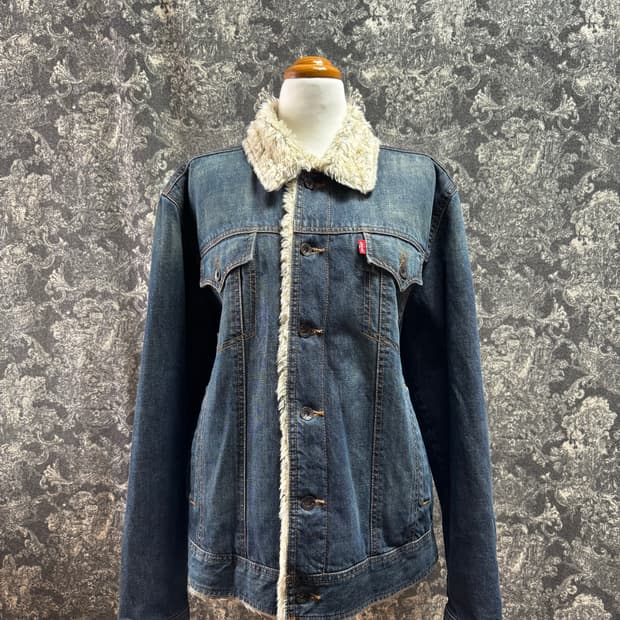 levi's 리바이스 셰르파 청자켓