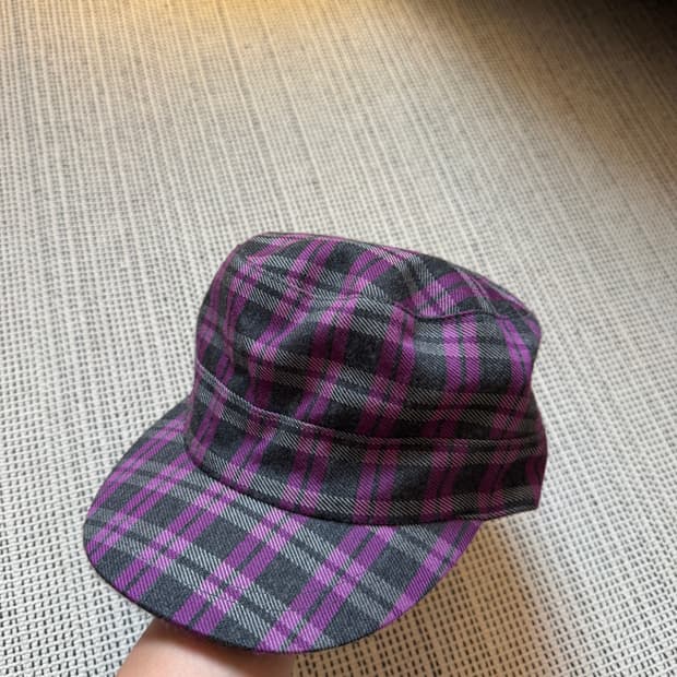 Ca4la 체크 워크햇