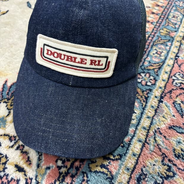 rrl 로고 패치 트커커 캡