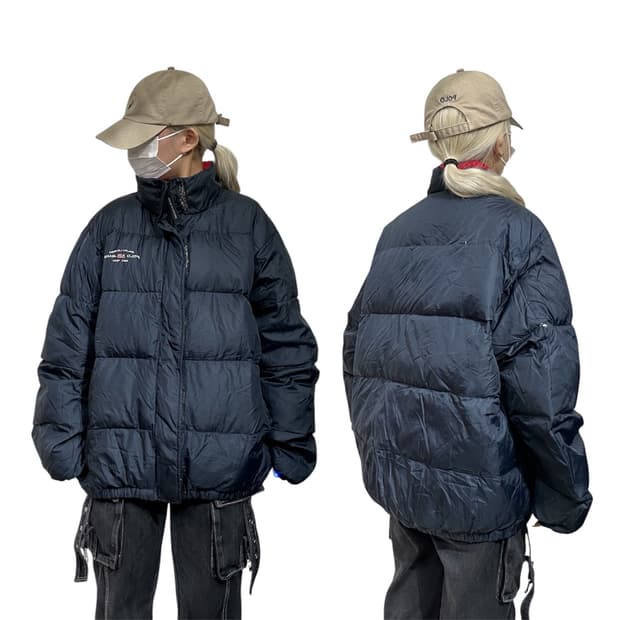 폴로 랄프 로렌 네이비 푸퍼 패딩 L