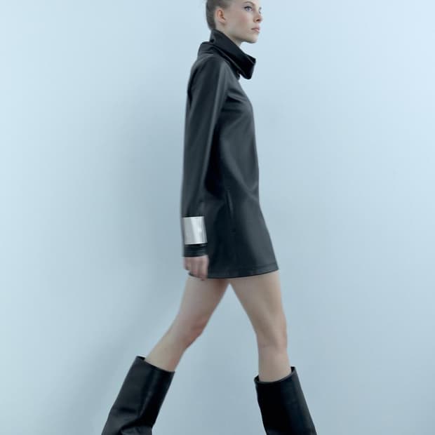 자라 블랙 롱 부츠 37 240