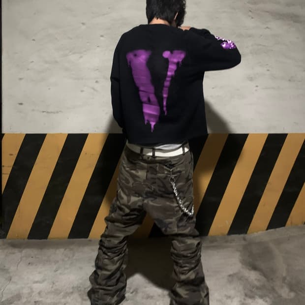 AOP 카모 플레어 팬츠 1