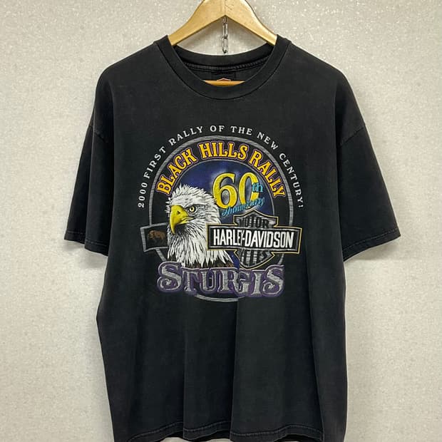 (XL)00'S 할리데이비슨 60주년 한정판 반팔-M2174