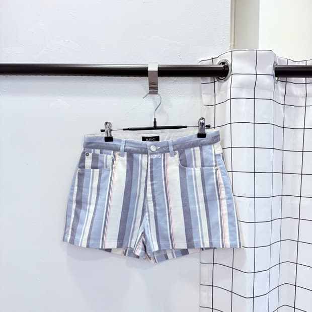 A.P.C 아페쎄 스트라이프 핫팬츠 