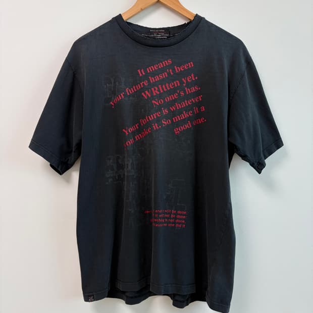 백투더퓨처 빈티지 티셔츠