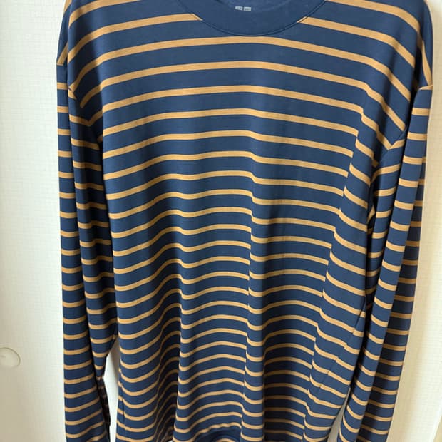 유니클로 스트라이프 롱슬리브 xl