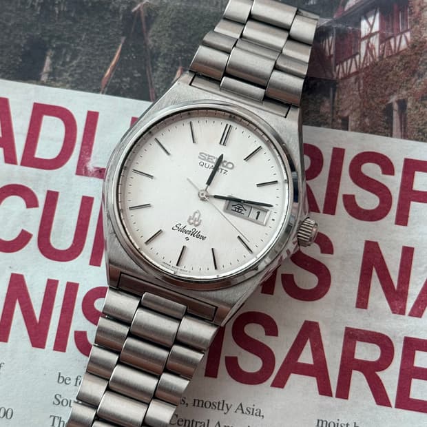 Seiko 세이코 SilverWave Quartz Day-Date