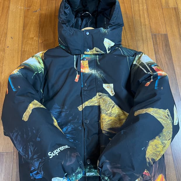 슈프림 파이어크래커 덕다운 파카