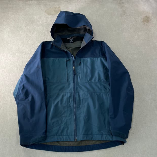 105 아크테릭스 고어텍스 블루 바람막이 자켓