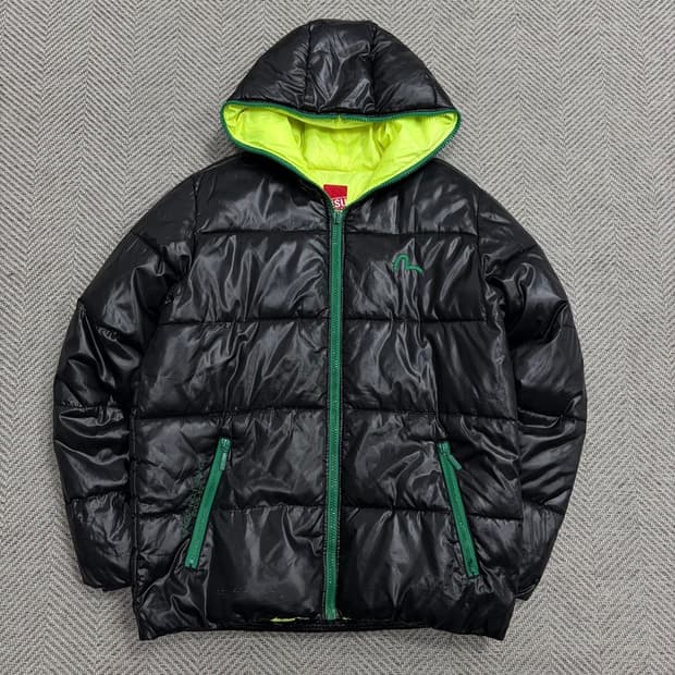 에비수 후드 베이직 패딩 v1748