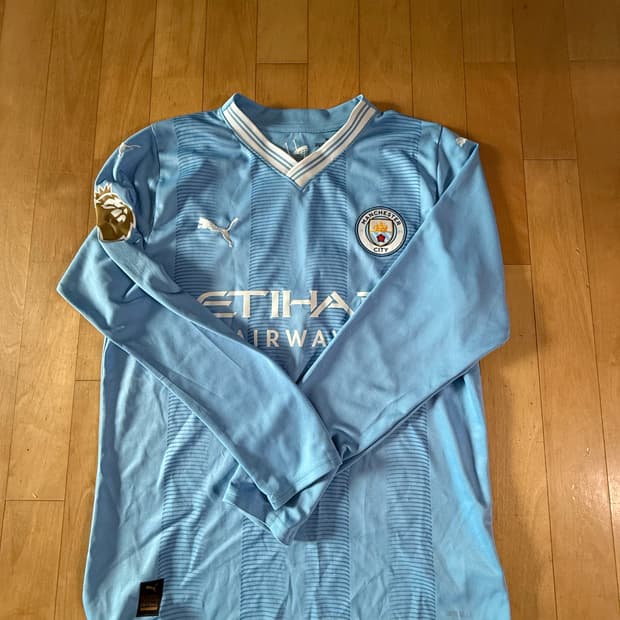 맨시티 23/24 홀란드 홈 긴팔유니폼M