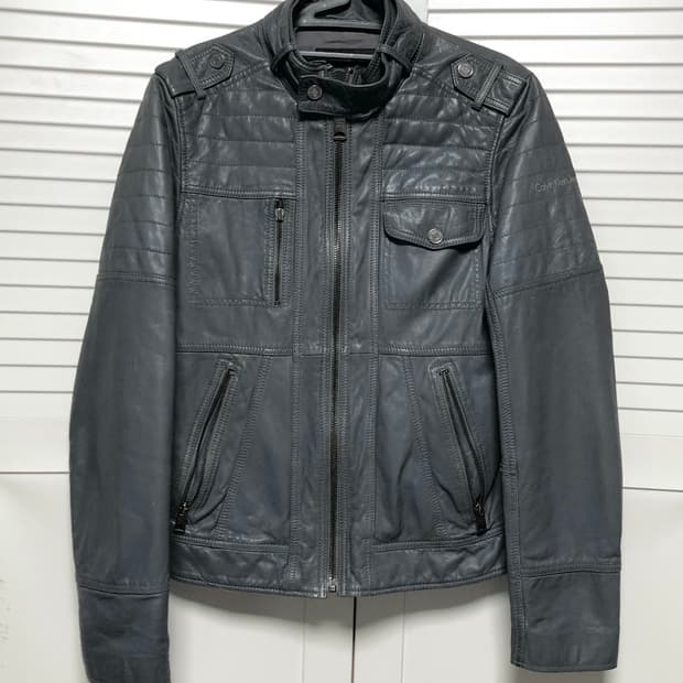 캘빈클라인 CK 양가죽 자켓 램스킨 가죽자켓