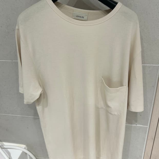 르메르 크루넥 포켓 반팔 티셔츠